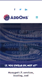 Mobile Screenshot of addonsinc.com